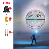 Holographic Reflective Basketball Ball Wear-Resistant Luminous Night - Gymlalla